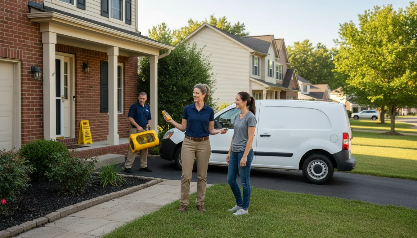 Water restoration image for Home Water Damage Repair in Claremont, VA